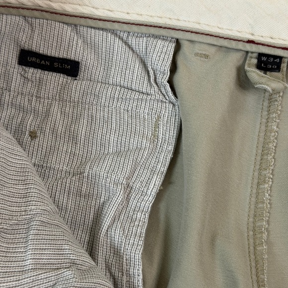 J.Crew Broken-In Urban Slim Fit Chino Pants Khaki Tan Mens 34x30 - Picture 4 of 9
